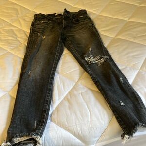 Mousey distressed jeans